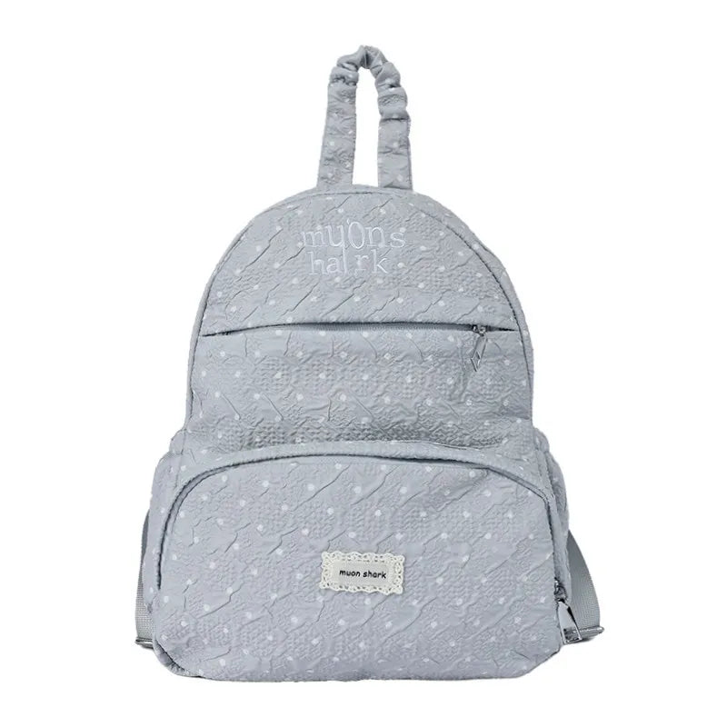 Polka Dot Nylon Backpack for Women – Lightweight Travel Bag Women's Backpack Nixie
