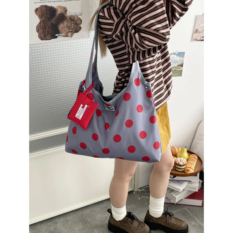 Polka Dot Double-Sided Crossbody Bag | Korean Shoulder Bag Crossbody Shoulder Bag Nixie