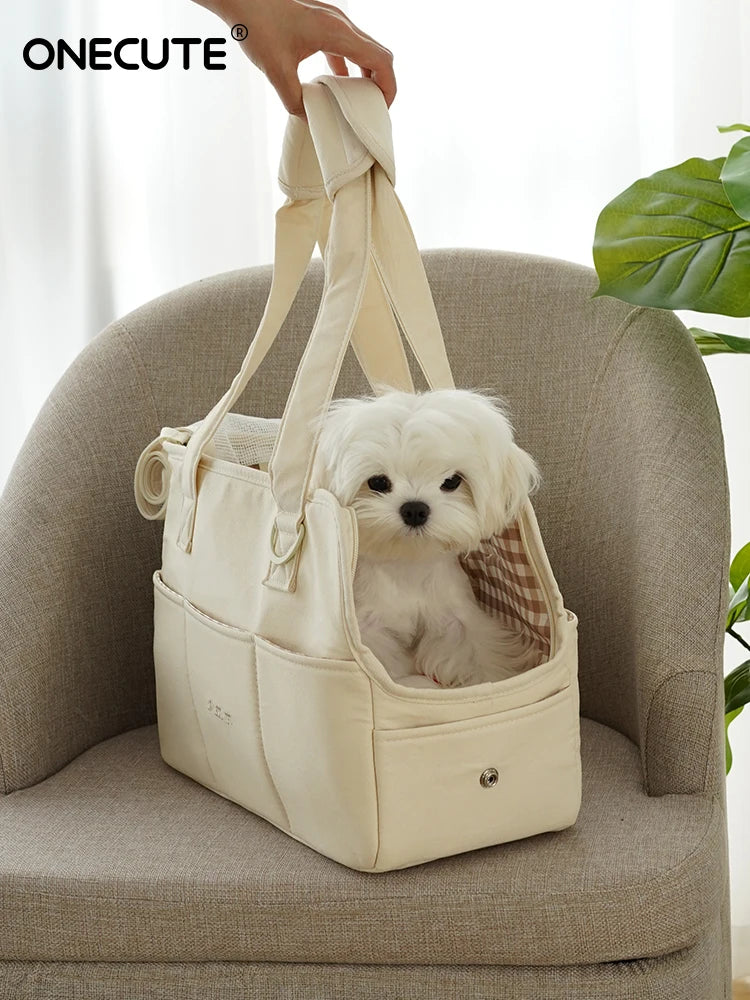Travel Pet Carrier Bag – Breathable Cotton Shoulder Bag for Pets Pet Carrier Bag Nixie