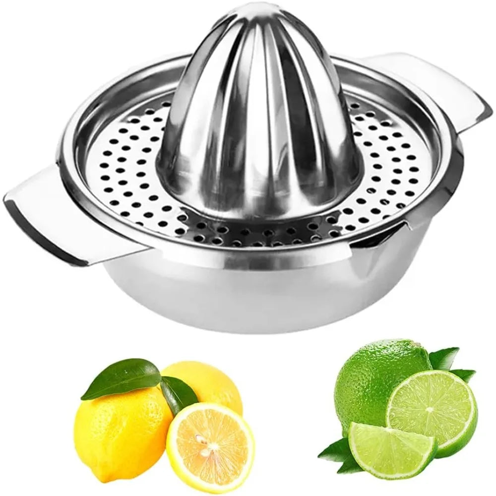 Manual Stainless Steel Citrus Juicer with Bowl Container Manual Citrus Juicer Nixie