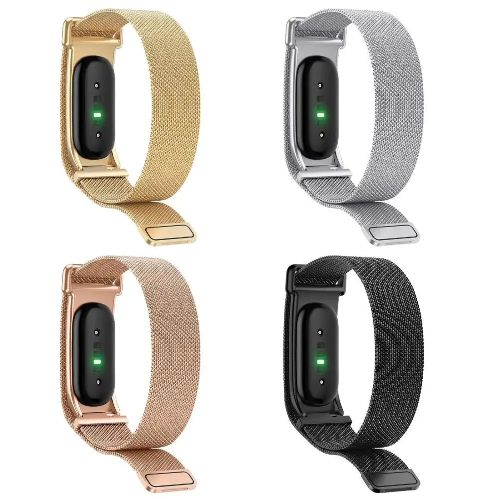 Stainless Steel Magnetic Mesh Band for Fitbit Air – Adjustable Smart Watch Band Nixie