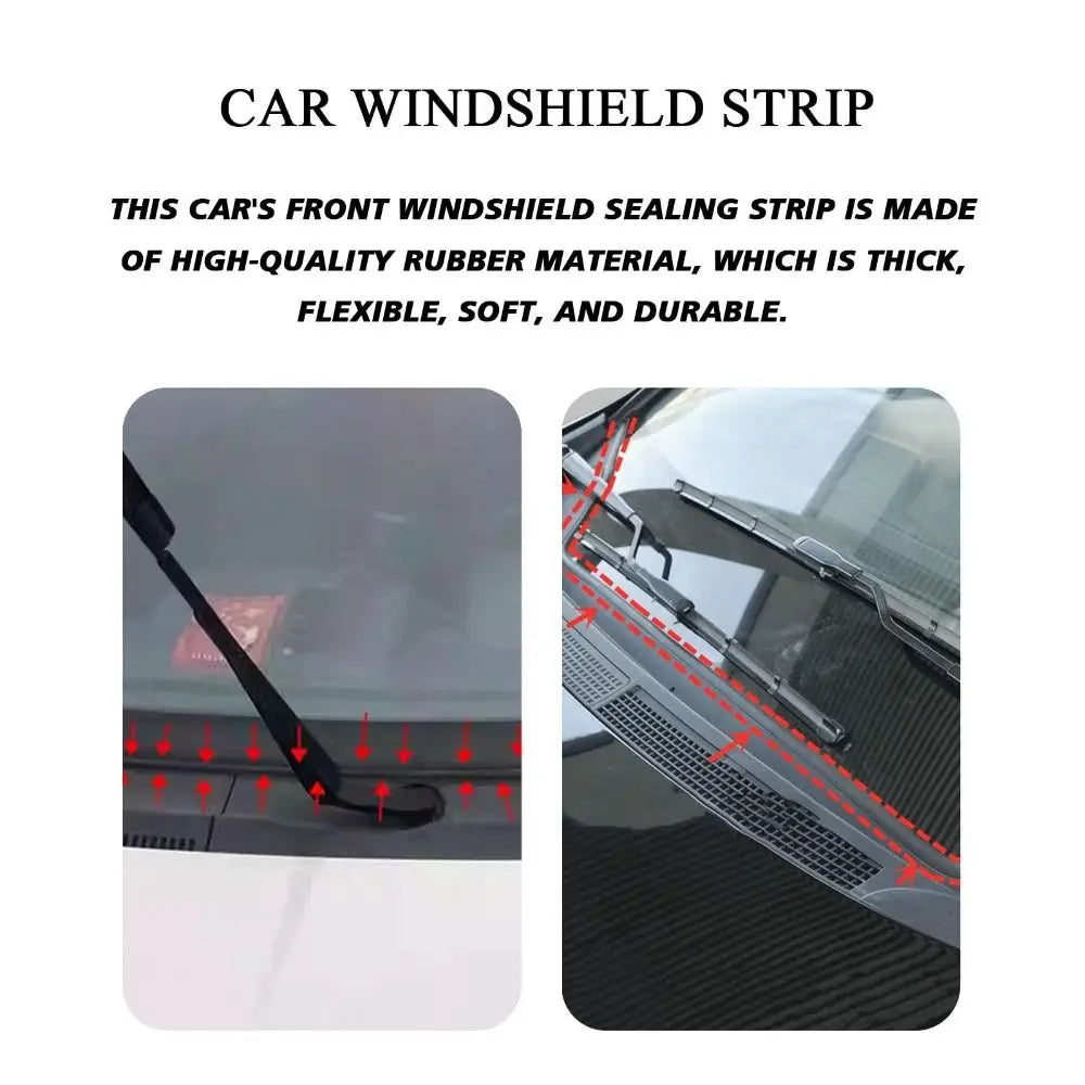 H-Shape Car Windshield Rubber Seal Strip 1.7M Weather Strip