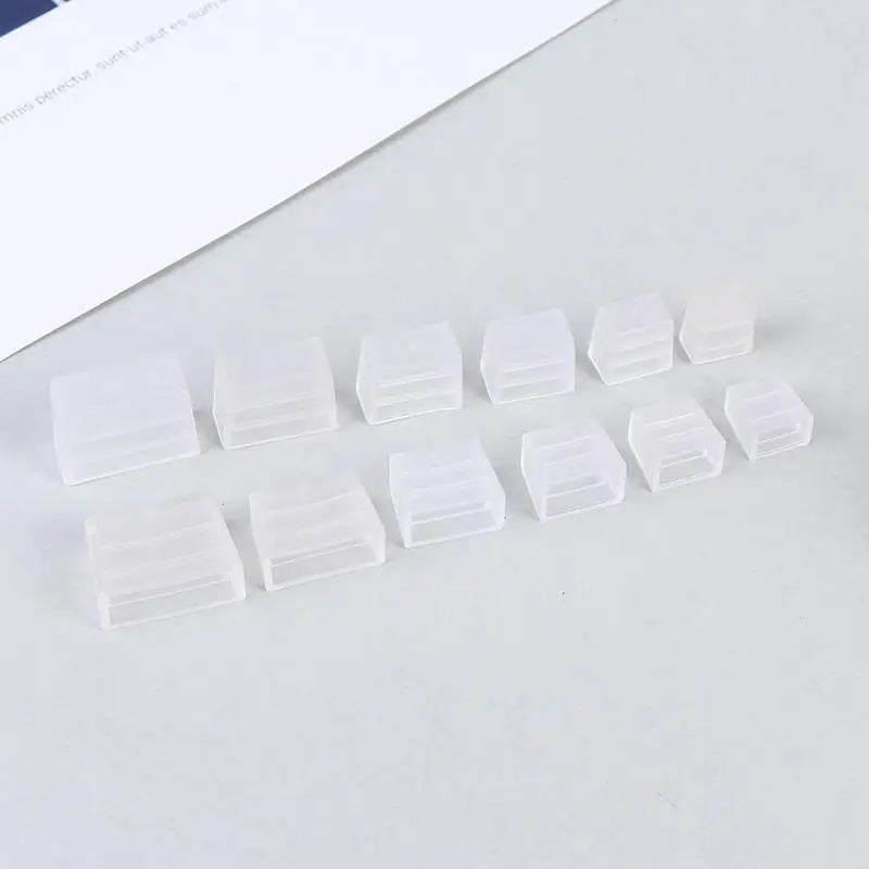 50Pcs Silicone End Caps for 220V 2835 5050 LED Neon Strip LED Strip Accessory Nixie