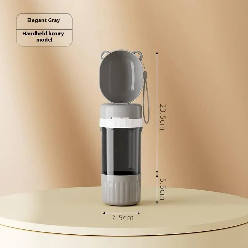 Portable Dog Water Bottle & Food Dispenser for Travel Pet Travel Bottle Nixie A2