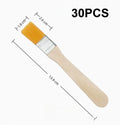 10Pcs Nylon Paint Brushes Set – Wooden Handle for Art & Crafts Paint Brush Set Nixie 30PCS
