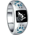 Wolf Claw Head Ring Zinc Alloy Punk Animal Style Sizes 6–11 Fashion Ring Nixie 10 Silver