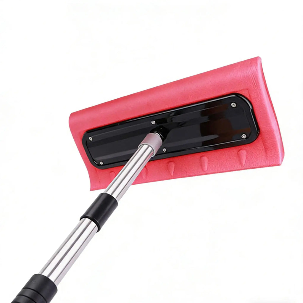 Snow Roof Rake Foam Broom Head – Safe Ground-Level Clearing Roof Snow Rake Nixie