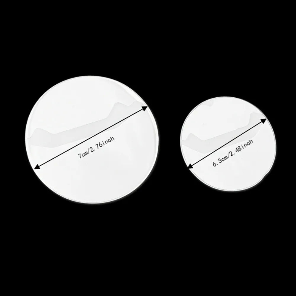 30PCS Clear PVC Badge Protector Cases – 63/70/83mm Round Badge Protector Cases Nixie