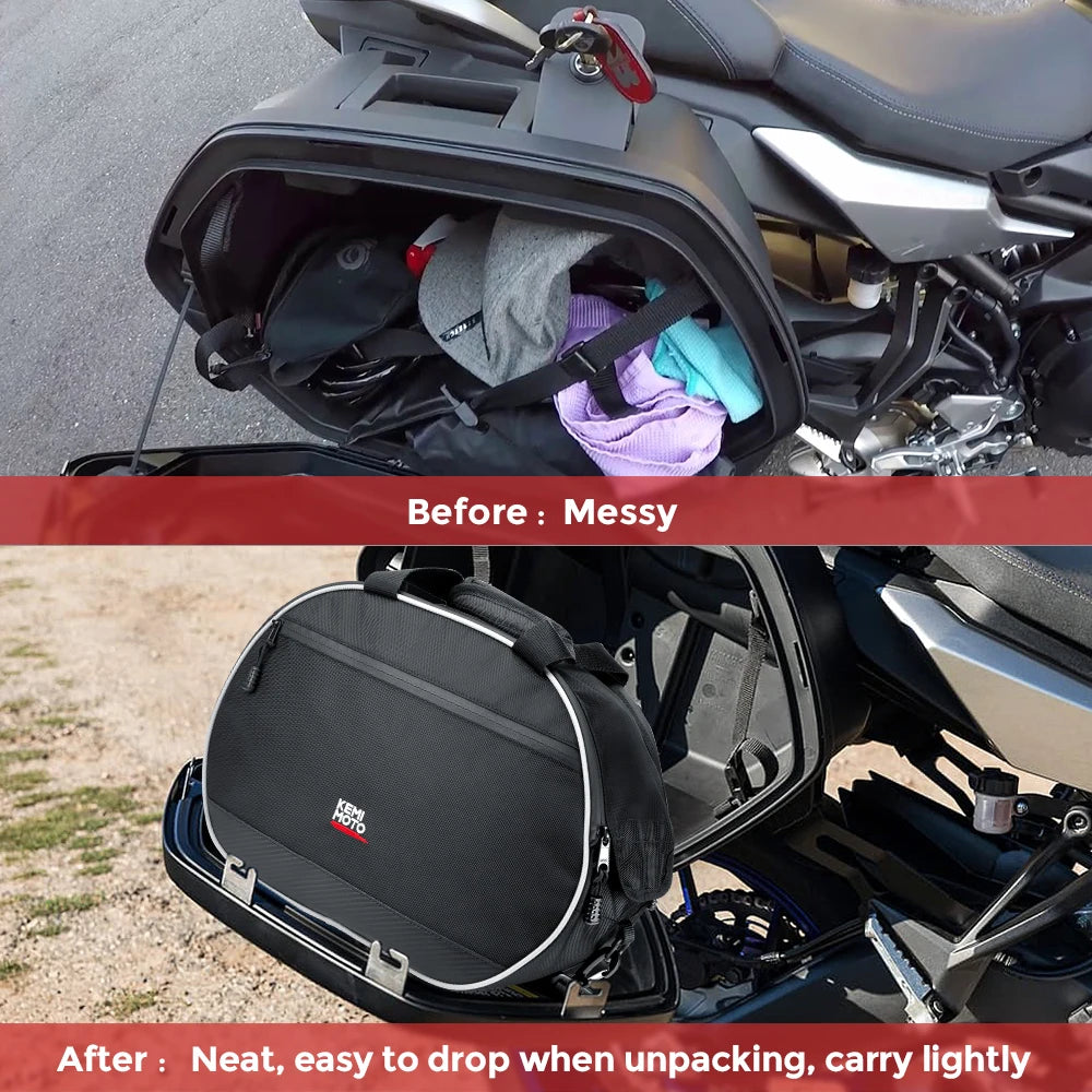 Motorcycle Saddlebag Pannier Liner Bags for Yamaha Tracer 900GT Motorcycle Saddlebags Nixie