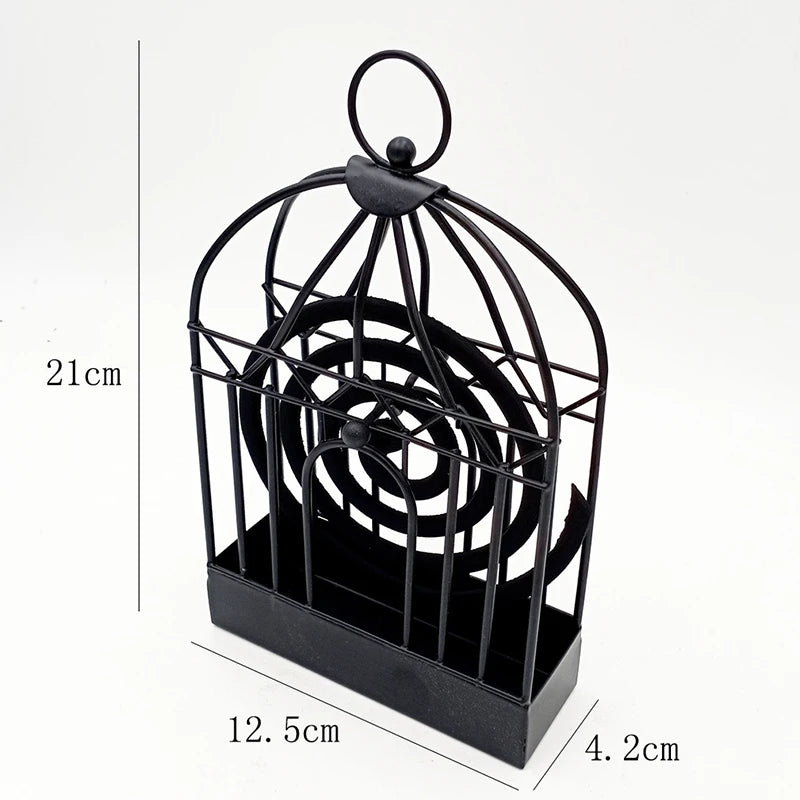 Nordic Iron Bird Mosquito Coil Holder & Incense Shelf Decor Incense Coil Holder Nixie