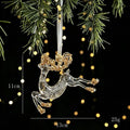 Clear Acrylic Christmas Ornaments with Rhinestone Details Christmas Ornaments Nixie A2