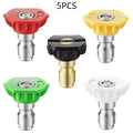 5/7pc 1/4" Quick Connect Pressure Washer Nozzle Tips Set Pressure Washer Nozzle Nixie 5PCS