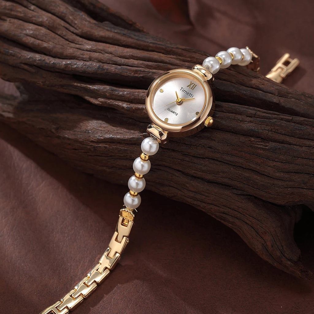 Roman Numeral Bracelet Quartz Watch – Light Luxury Style Bracelet Quartz Watch Nixie