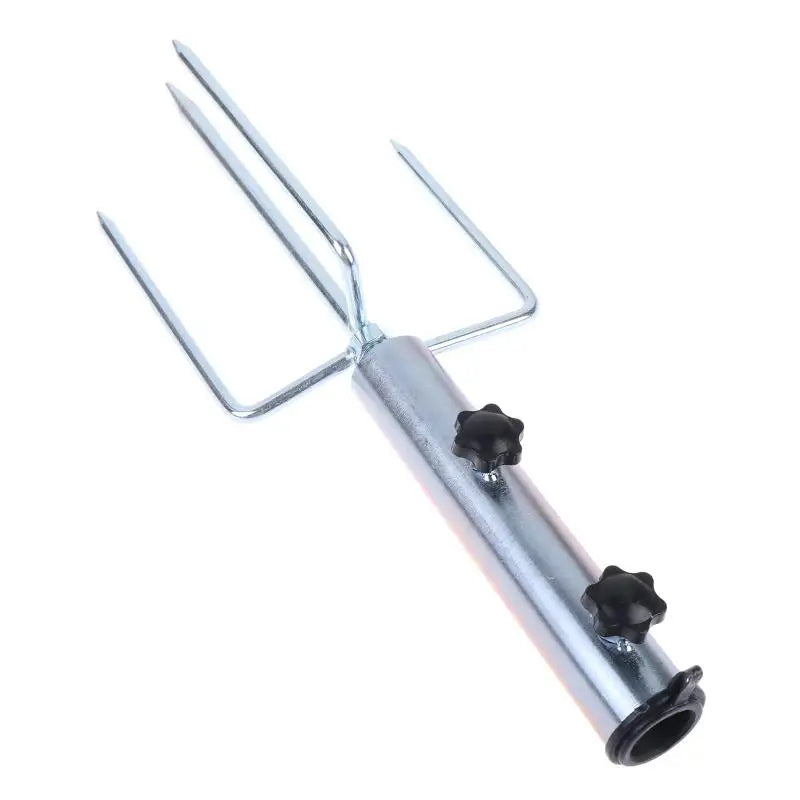 Beach Umbrella Ground Stand 4-Prong Iron Anchor | Adjustable
