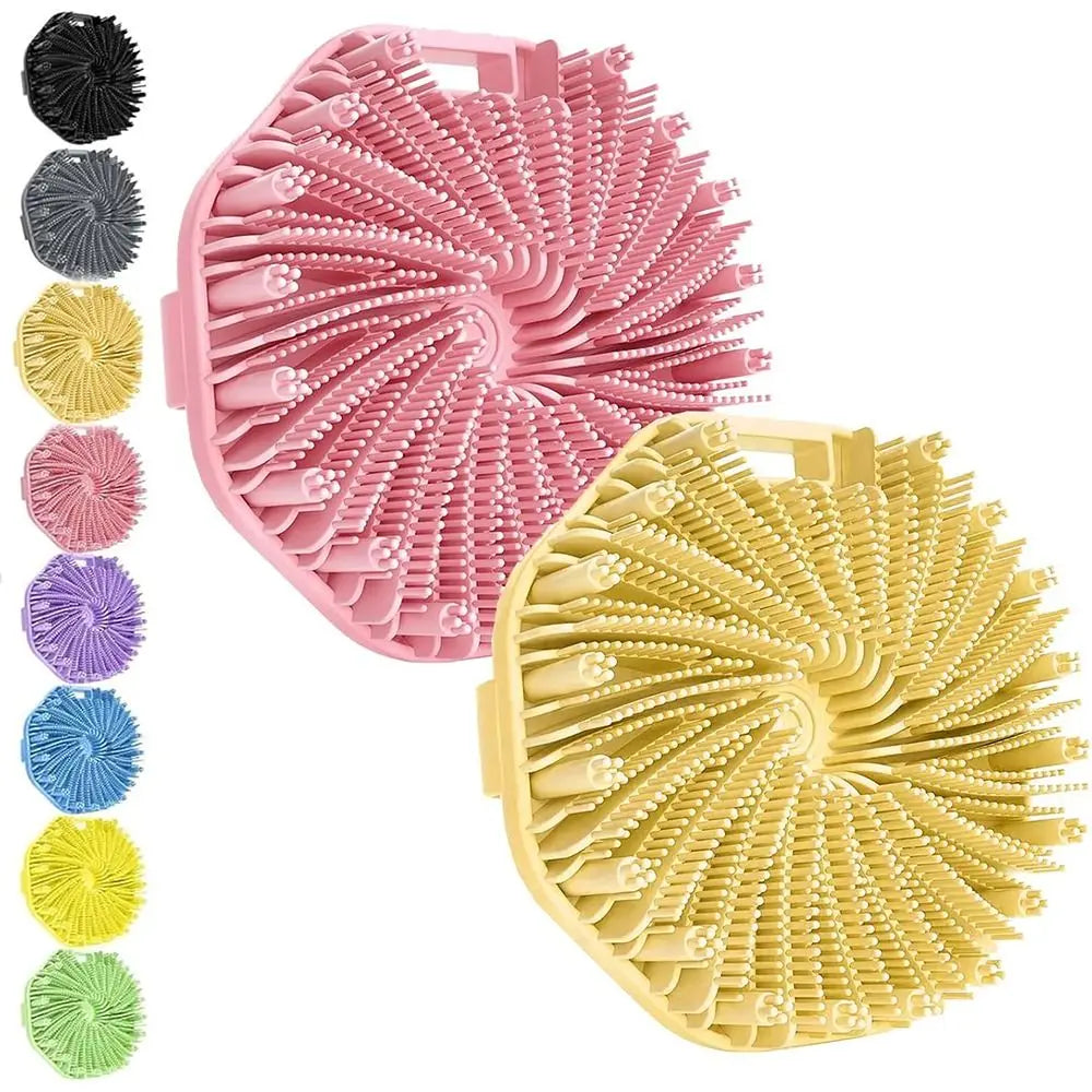 Silicone Body Scrubber Brush – Gentle Face & Body Cleansing Silicone Body Scrubber Nixie