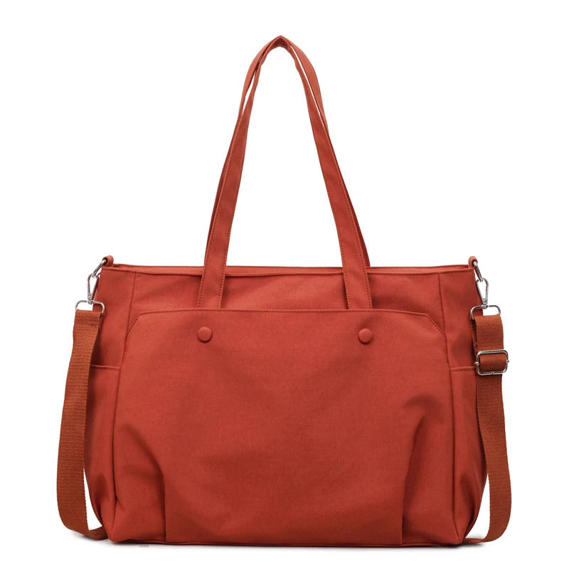 Nixie Canvas Tote Bag – Large Women's Shoulder Handbag