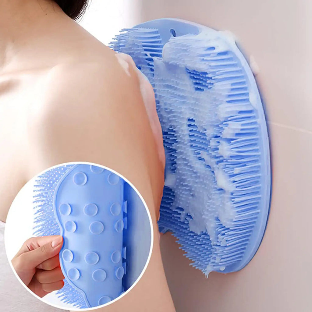 Silicone Shower Foot Scrubber Mat – Exfoliating Massage Brush Foot Scrubber Mat Nixie
