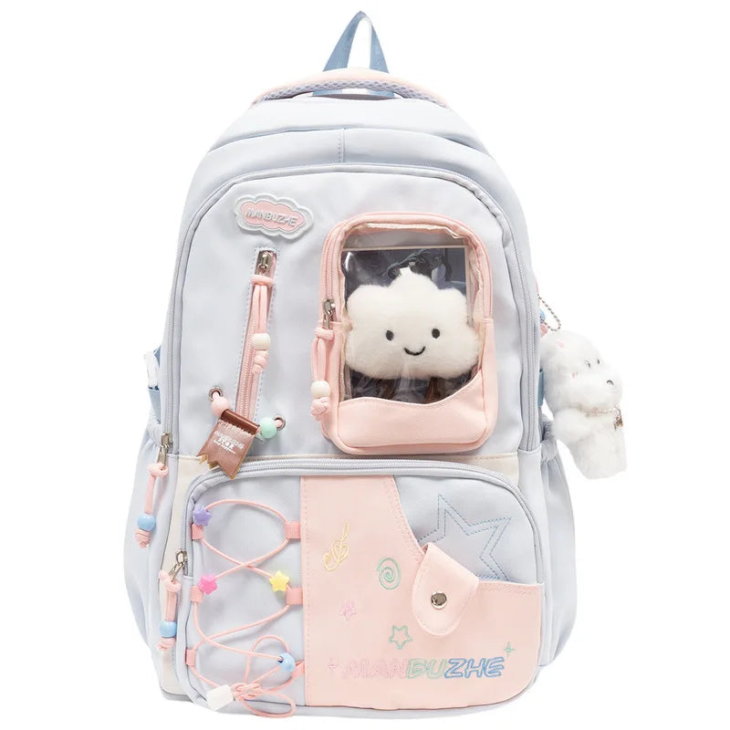 Nixie Large Capacity Dopamine-Inspired Stylish Backpack for Girls Fashion Backpack Nixie