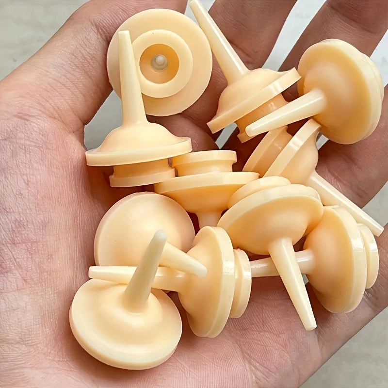 12-Pack Pet Silicone Feeding Nipples – Milk, Water & Medicine