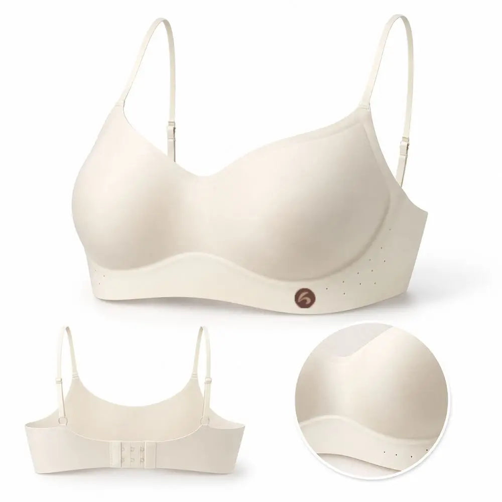 Women's Seamless Wireless Bra – Breathable Low-Neck Daily Wear Wireless Seamless Bra Nixie