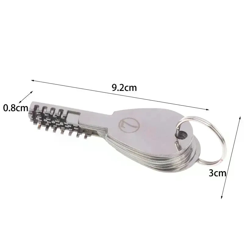 9-in-1 Stainless Steel Lock Assembly & Repair Kit + Key Blank Lock Repair Kit Nixie