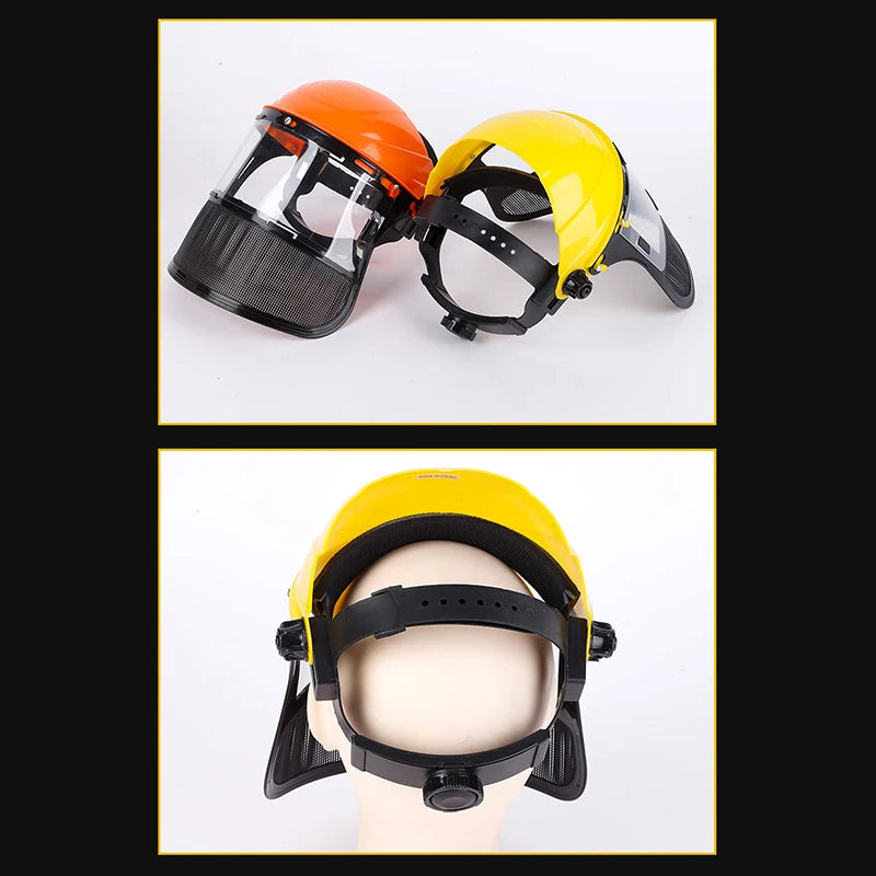 Safety Helmet Full Face Mesh Mask – Garden & Forestry Safety Helmet Nixie