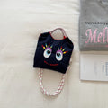 Chinese-Style Embroidered Crossbody Bag | Nylon Shoulder Bag Crossbody Shoulder Bag Nixie Navy blue