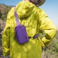 Nixie Mini Chest Crossbody Bag – Lightweight Unisex Sport Bag Crossbody Chest Bag Nixie Purple