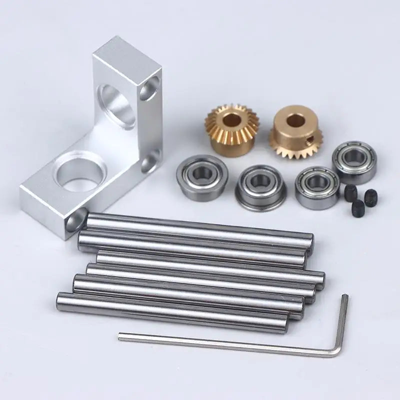 Miniature Bevel Gear 1:1 Ratio 90° Right Angle Gearbox Model Miniature Gearbox Nixie