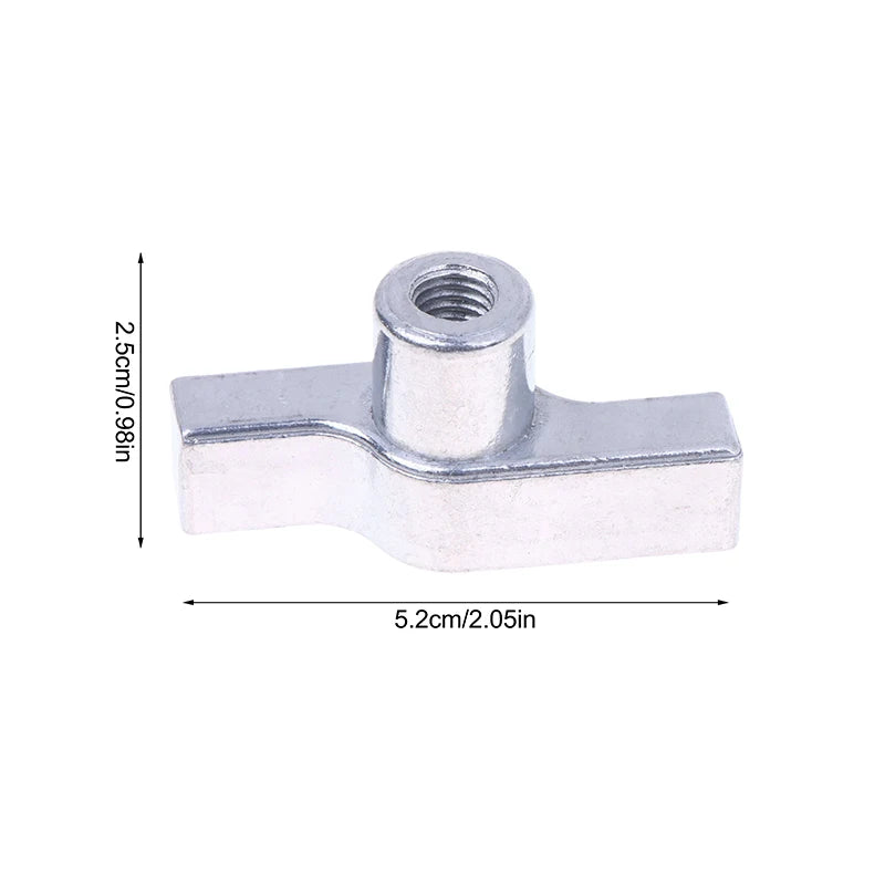 M8 M12 Aluminum Wing Nut Truss Clamp T-Nut for Stage Lighting Wing Nut Fastener Nixie Silver M8