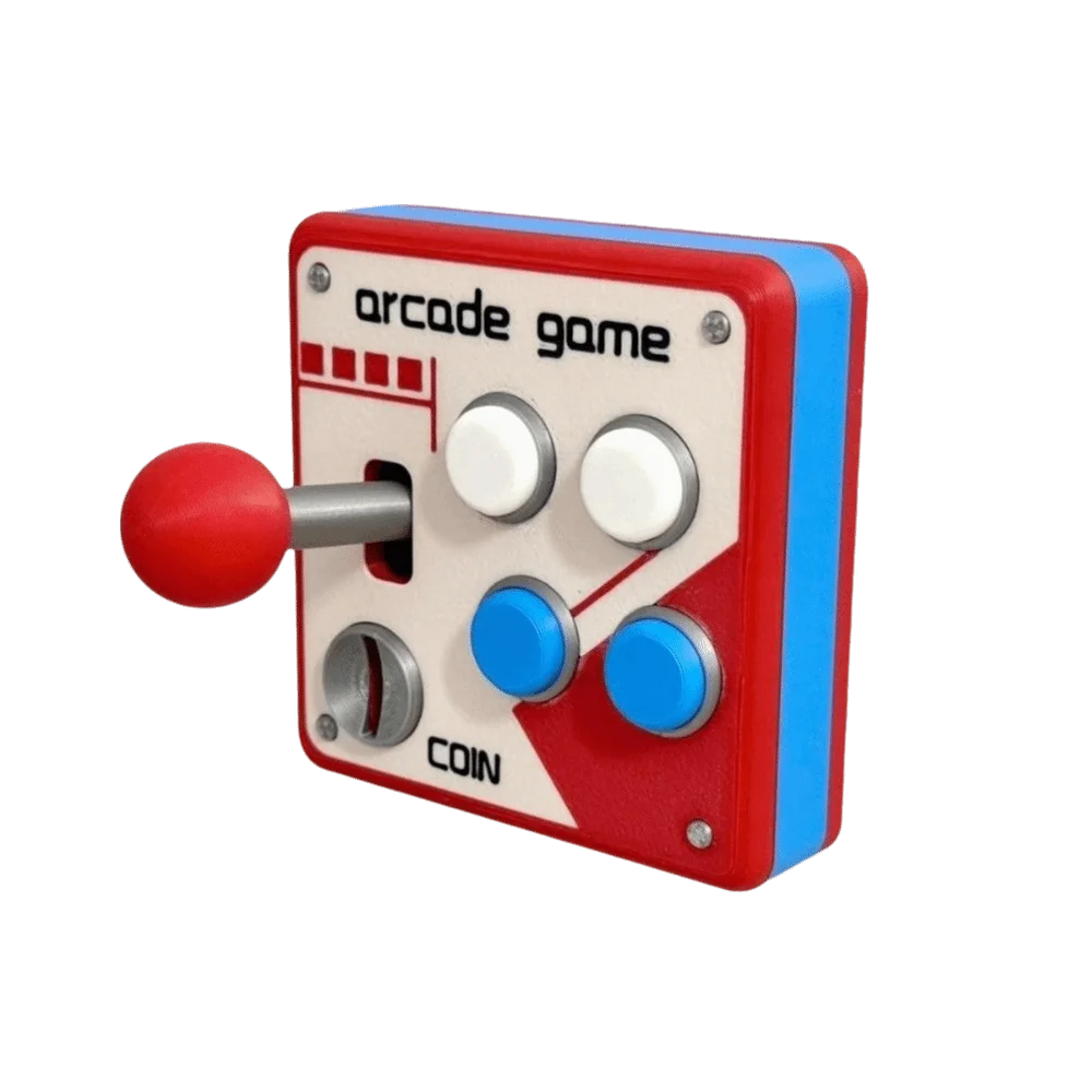 Retro Arcade Joystick Wall Switch Panel Cover – 86 Type Switch Panel Cover Nixie As Shown 1pc