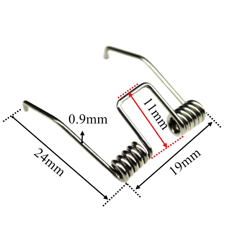 2Pcs Hair Clipper Replacement Double Torsion Spring – Steel Clipper Replacement Part Nixie