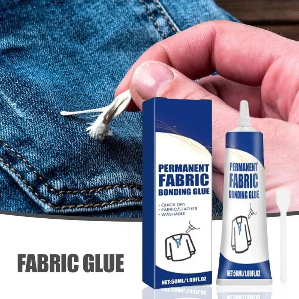 Waterproof Fabric Patching Glue – Clear Quick-Dry Adhesive 50ml