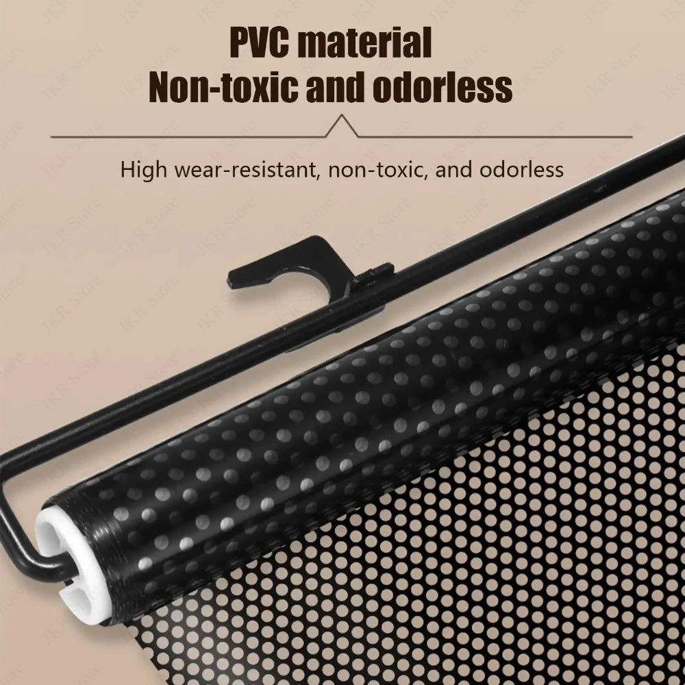 Retractable Mesh Pet Safety Gate for Dogs & Cats | No Drill Retractable Pet Gate Nixie