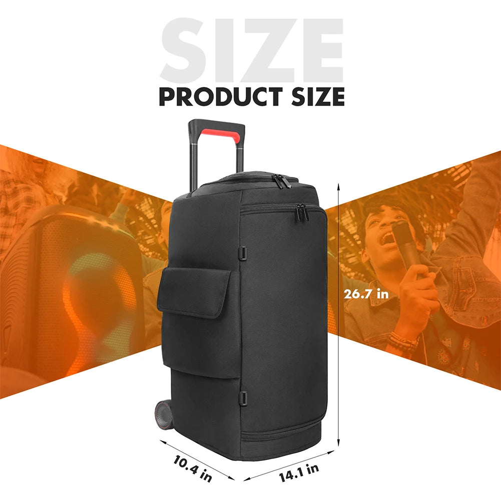 Speaker Carry Bag with Mic Pockets for JBL PartyBox 310/320 Speaker Carry Bag Nixie For PARTYBOX 320 310