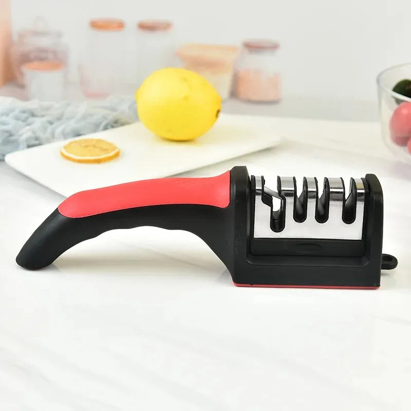 4-Stage Handheld Knife Sharpener – Knives, Cleavers & Scissors