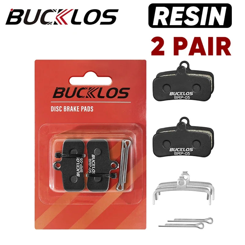 BUCKLOS Resin Disc Brake Pads MTB Shimano N03A H03A BRP-05 Disc Brake Pads Nixie Resin 2Pairs