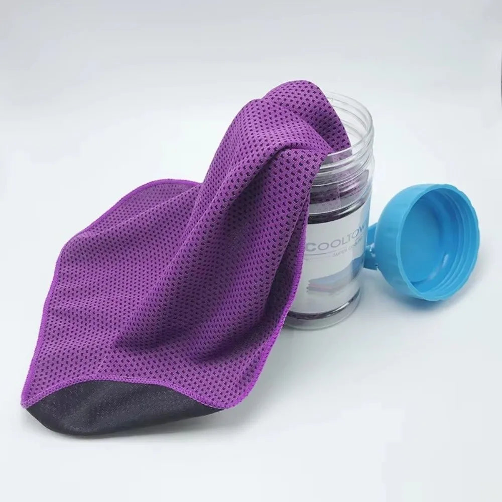 Portable Cooling Towel – Quick-Dry Microfiber Sports Towel