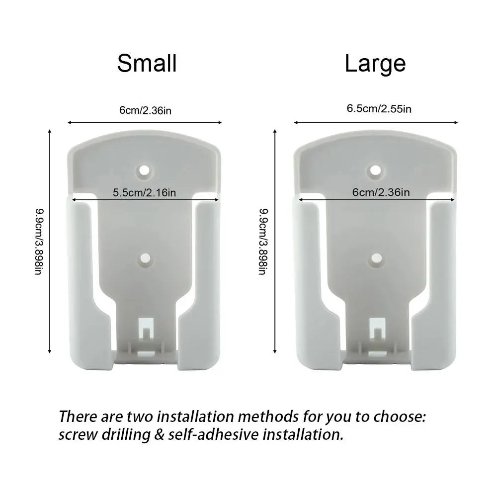 Wall Mount Remote Control Holder – No-Drill Universal Bracket