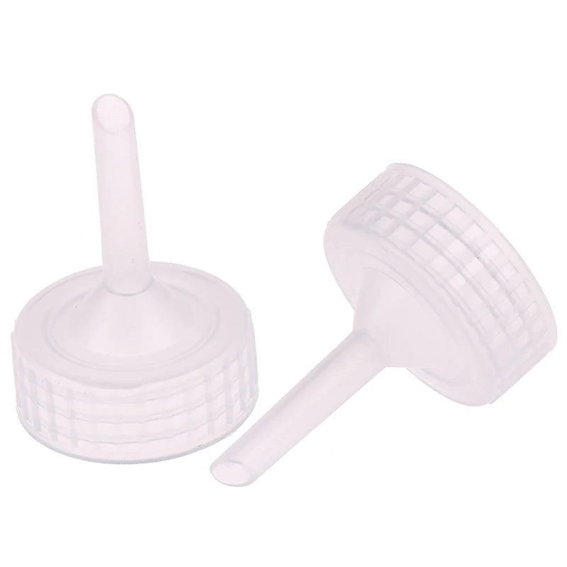 10Pcs Artemia Brine Shrimp Hatchery Bottle Cap Adapters DIY Aquarium Hatchery Caps Nixie