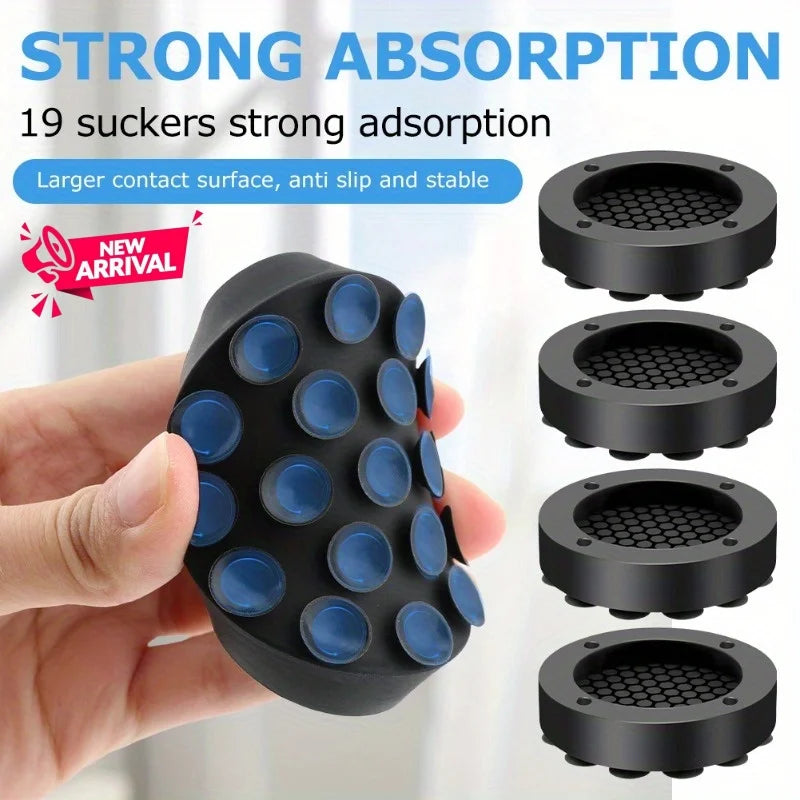 4-Pack Anti-Vibration Pads for Washing Machine & Appliances Appliance Vibration Pads Nixie