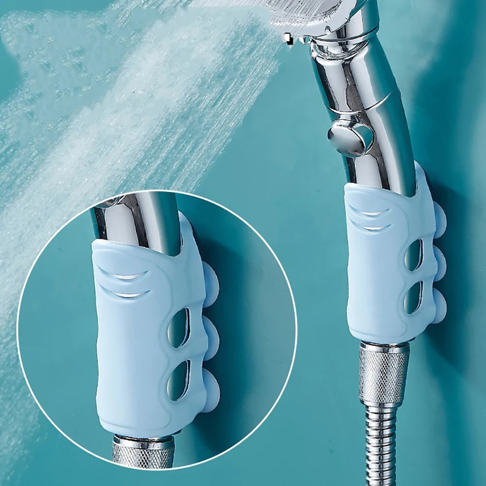 Adjustable No-Drill Suction Cup Shower Head Holder – Silicone Shower Head Holder Nixie