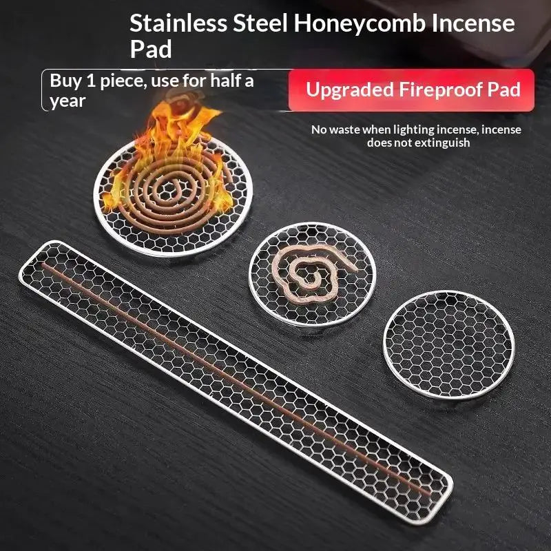 Stainless Steel Mosquito Coil Holder Box with Lid – Set of 5 Mosquito Coil Holder Nixie