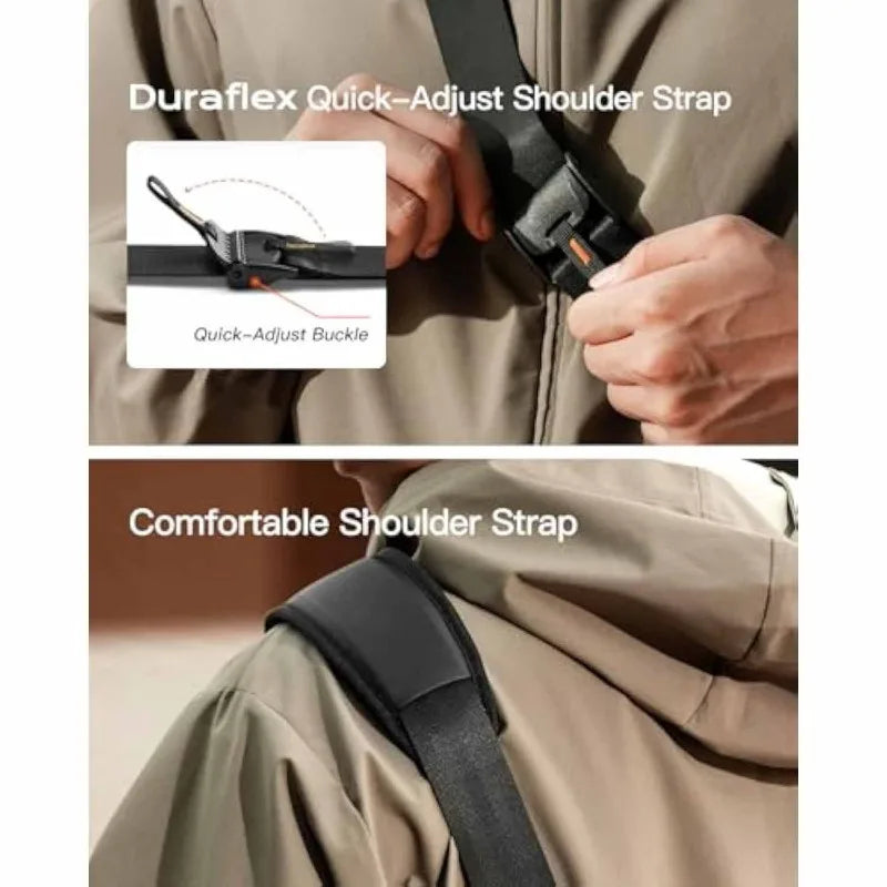 Men's Waterproof Crossbody Shoulder Bag – Daily Use Polyester Crossbody Shoulder Bag Nixie
