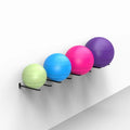 2Pcs Metal Exercise Ball Wall Mount Rack – Gym & Home Storage