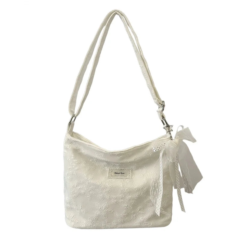 Bowknot Tote Bag – Aesthetic Crossbody Handbag for Women Crossbody Tote Bag Nixie