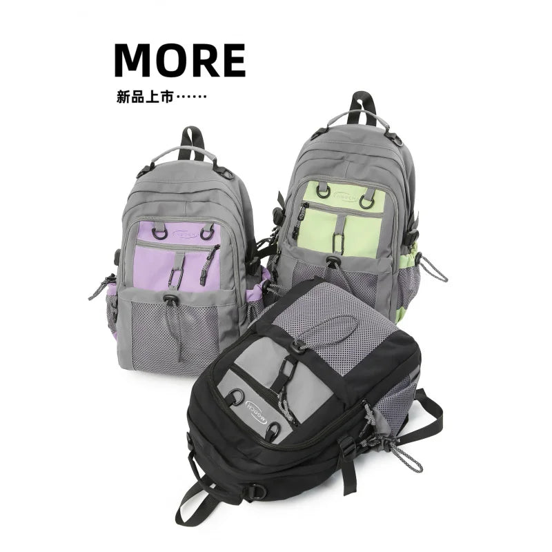 Nixie 20-35L Water-Resistant Nylon Hiking Backpack – Unisex Hiking Backpack Nixie Purple