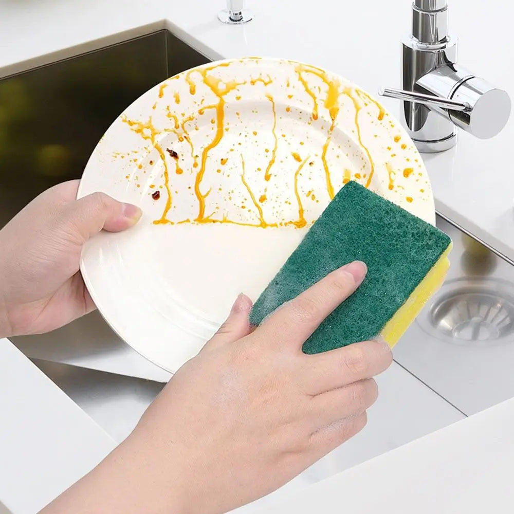 Double-Sided Dishwashing Sponge Scouring Pad Set 5/10 Pcs