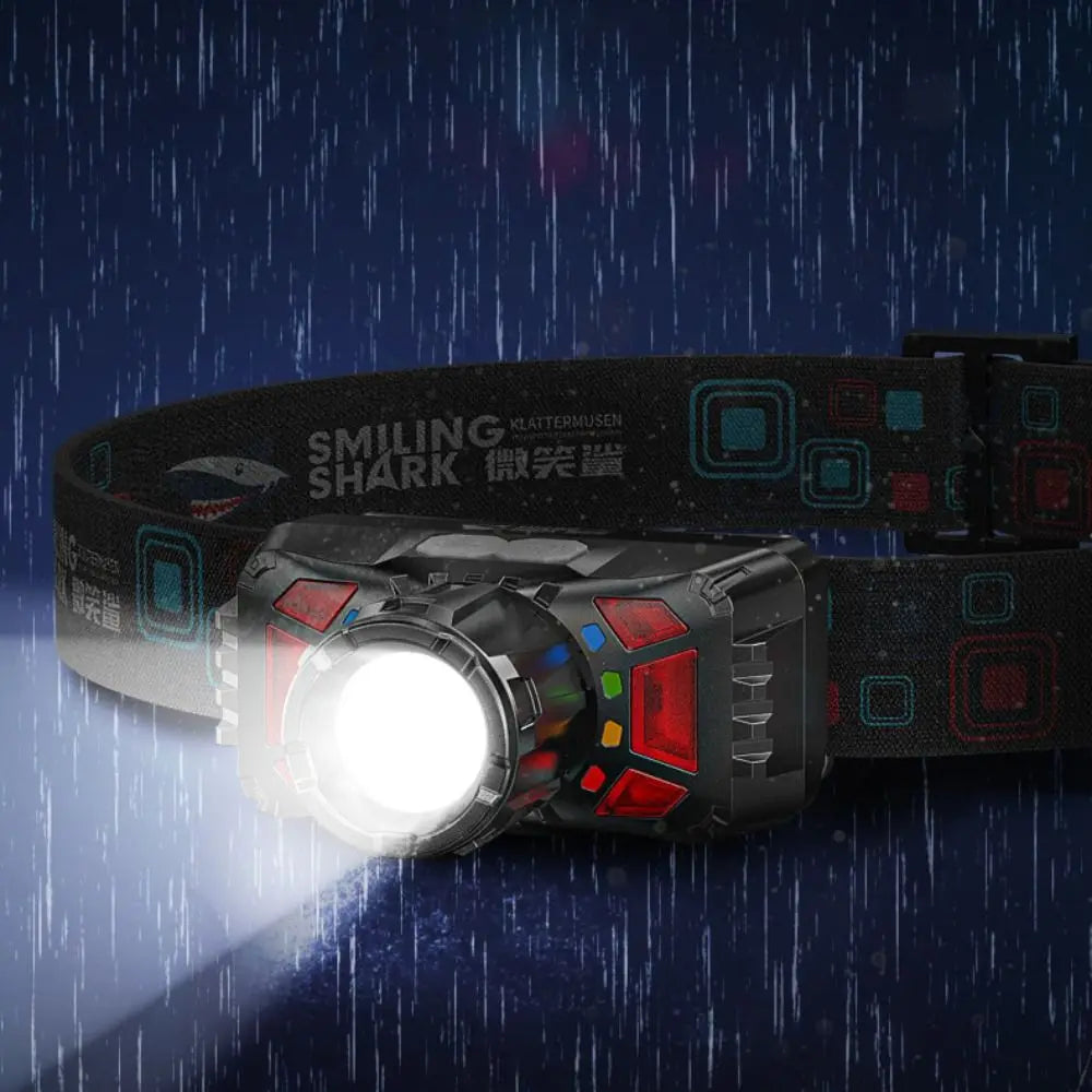 Nixie Rechargeable LED Headlamp IR Motion Sensor Waterproof LED Headlamp Nixie