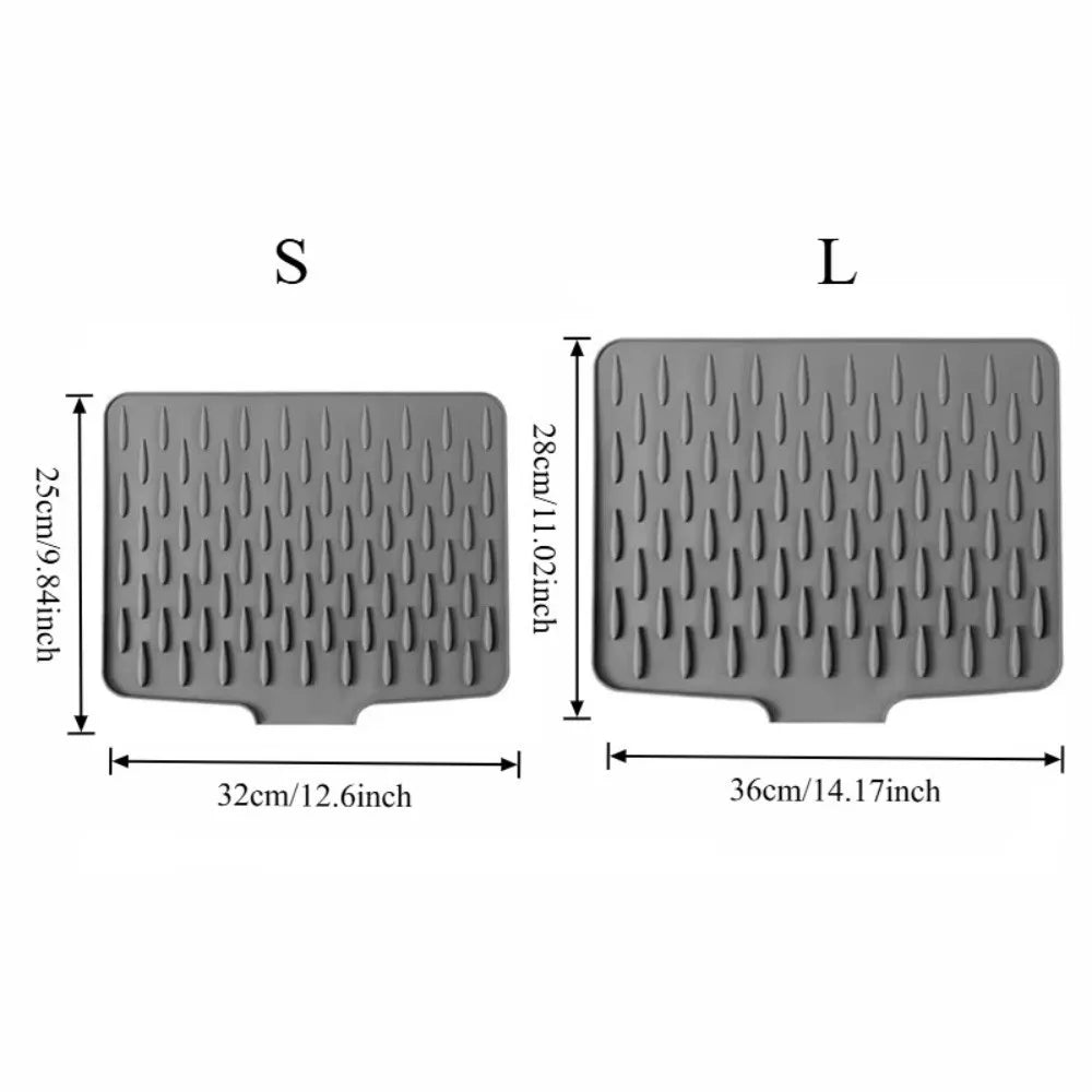 Silicone Kitchen Drain Mat – Heat Resistant & Non-Slip Kitchen Drain Mat Nixie